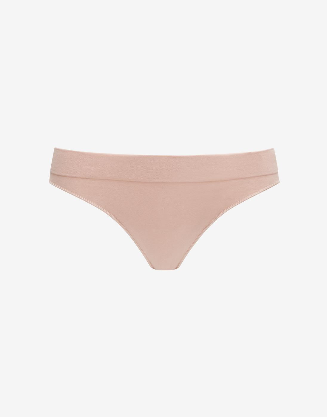 Seamless Stretch Cotton Thong