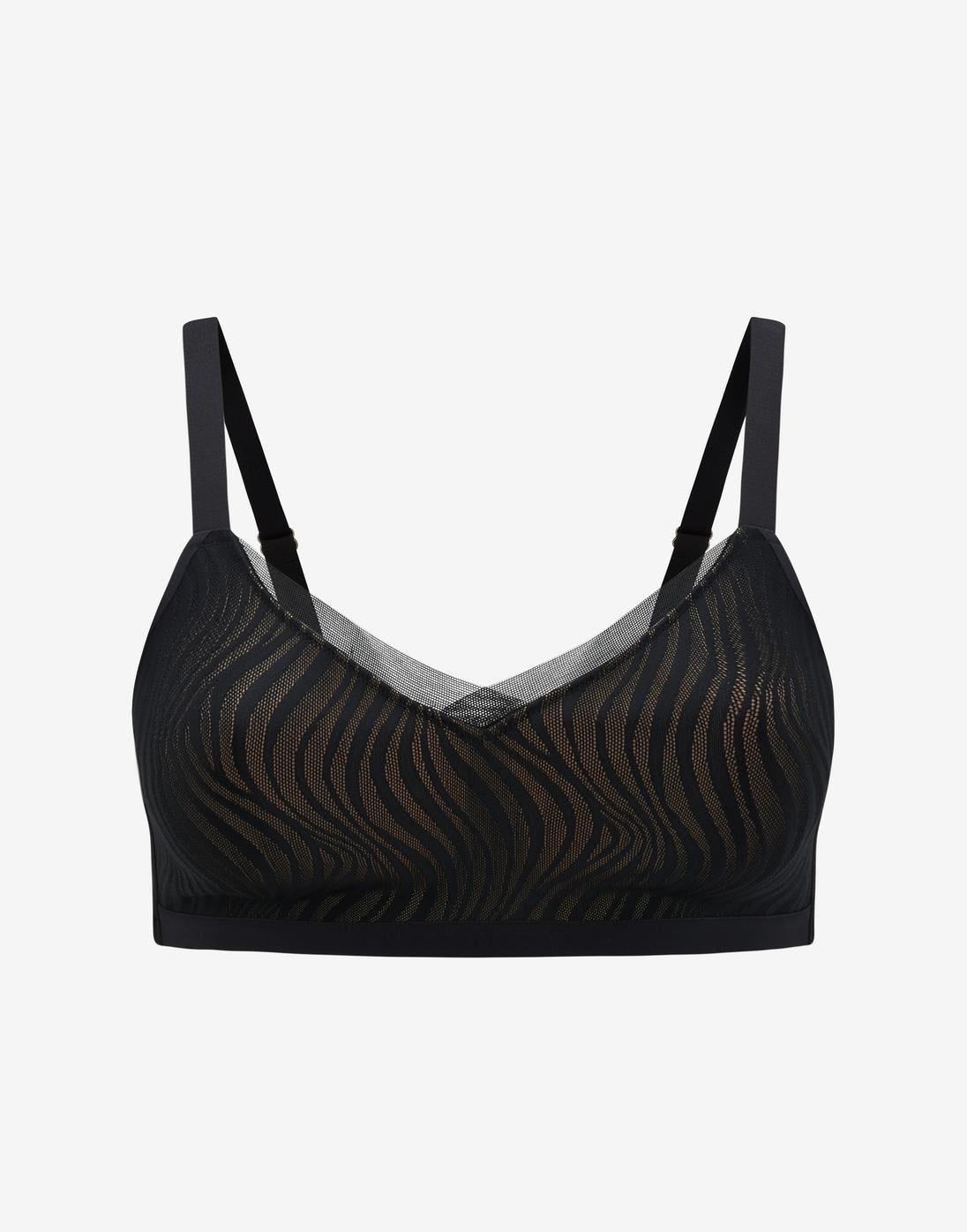 24/7? Classic Smooth Lace Wireless Minimizer Bra
