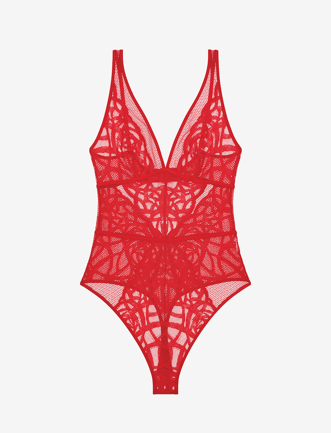Rose Lace Unlined Bodysuit
