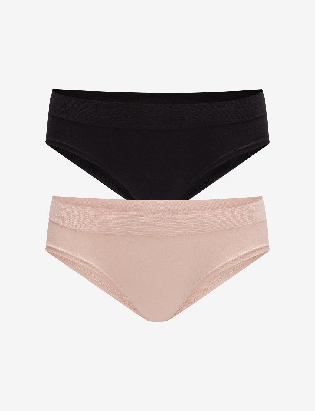 Seamless Stretch Cotton Hipster - 2 Pack